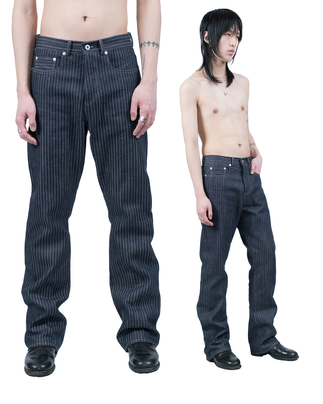 HICKORY STRIPED SELVEDGE DENIM